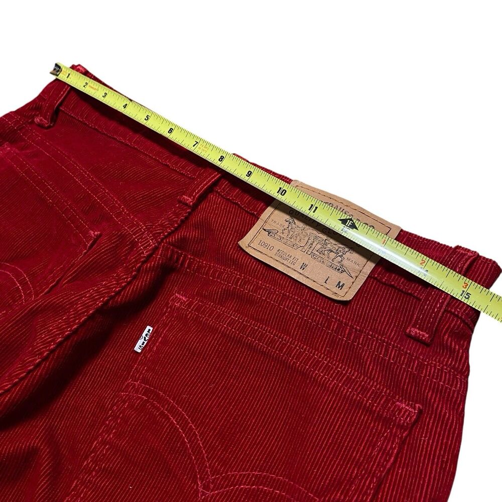 Vintage Women’s Levi’s 910 Corduroy Pants Jeans USA Made 11 Med 30x32 High Rise - Picture 5 of 10